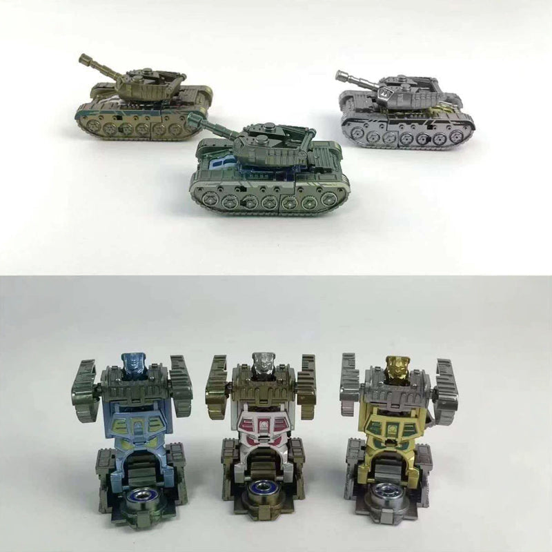 2-in-1 Wind-Up Transforming Robot Dog & Fidget Spinner