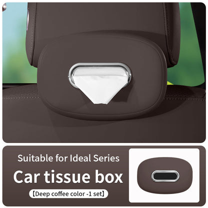 🚗 LIMITED-TIME 50% OFF! ✨ Quick-Access Car Tissue Holder – Sun Visor Hanging, Liquid Silicone, One Hand Tissue Pull 🧻