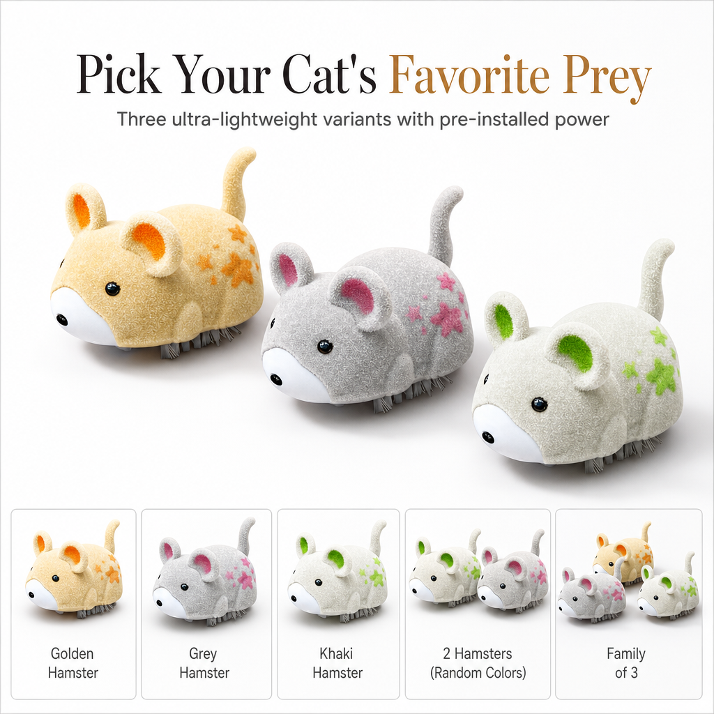 Electric Vibrating Toy Mouse for Cats