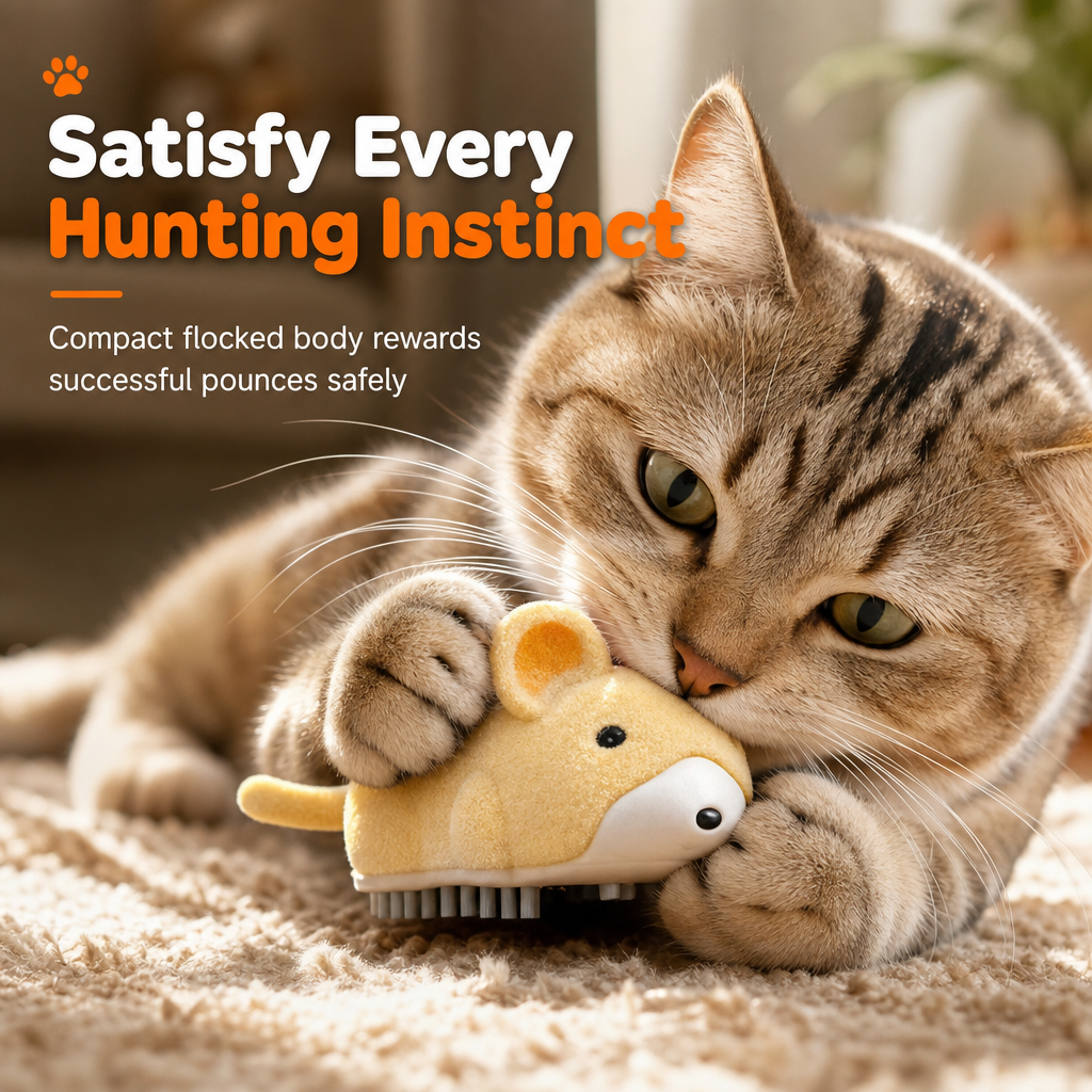Electric Vibrating Toy Mouse for Cats