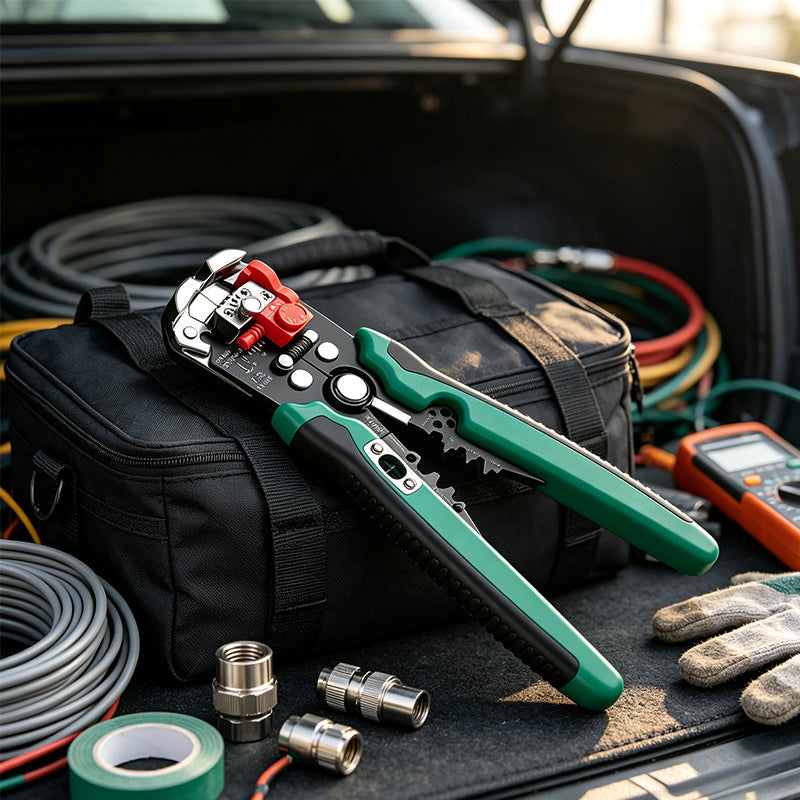 Multi-Functional Automatic Wire Stripper & Crimping Tool