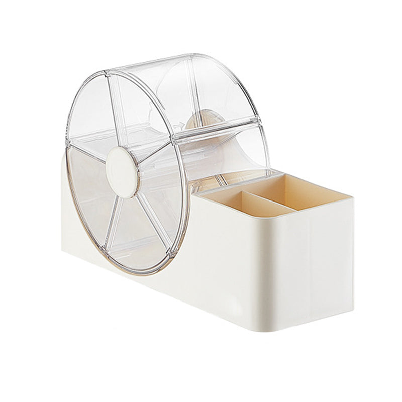 Rotating Makeup Sponge Organizer and Brush Holder