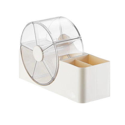 Rotating Makeup Sponge Organizer and Brush Holder