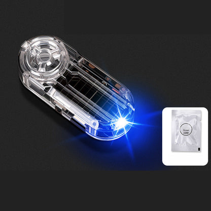 Solar Powered Car Simulated Anti-Theft LED Warning Light