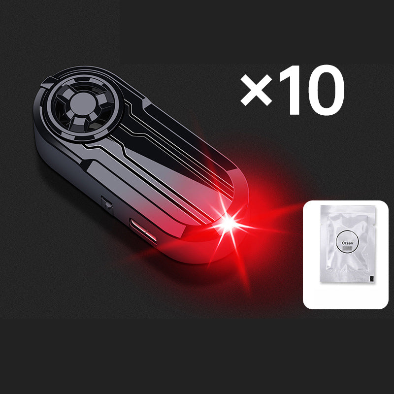Solar Powered Car Simulated Anti-Theft LED Warning Light