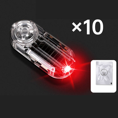 Solar Powered Car Simulated Anti-Theft LED Warning Light