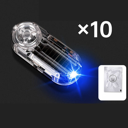 Solar Powered Car Simulated Anti-Theft LED Warning Light