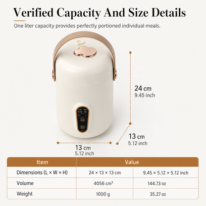 Portable Mini Electric Multi-Function Cooking Pot