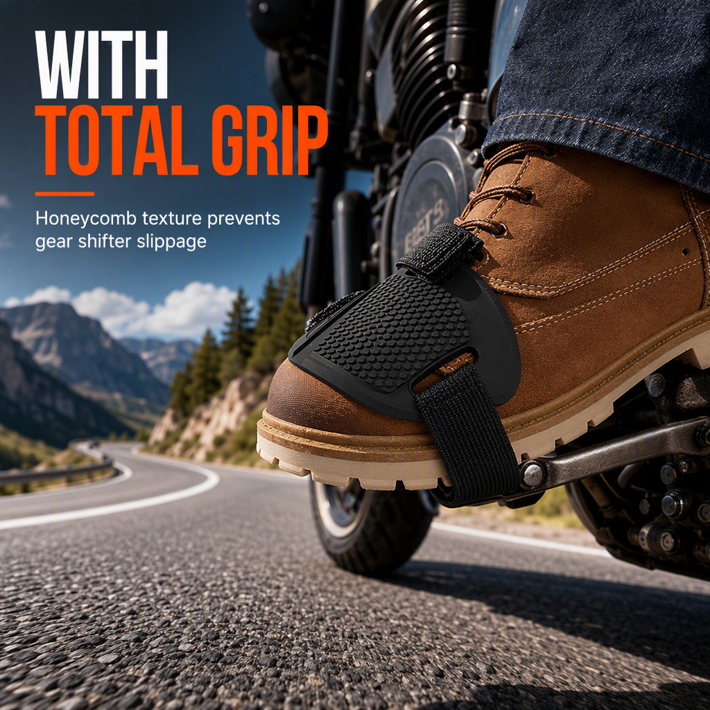 Motorcycle Gear Pad Shoe Protector for Riding