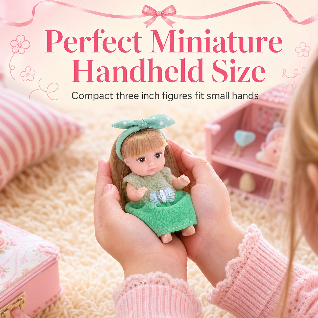 Realistic Baby Girl Doll Toy Set