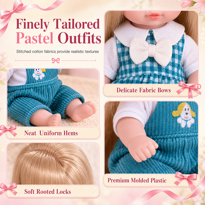 Realistic Baby Girl Doll Toy Set