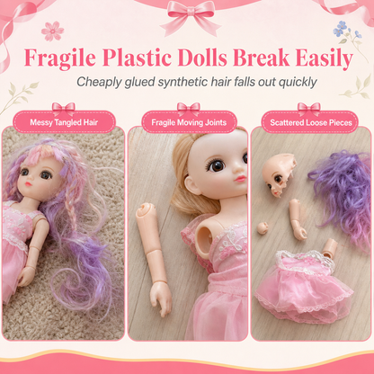 Realistic Baby Girl Doll Toy Set