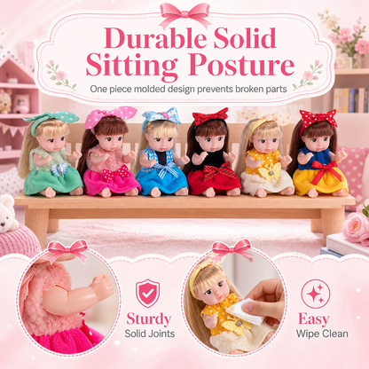 Realistic Baby Girl Doll Toy Set