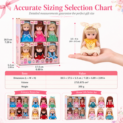 Realistic Baby Girl Doll Toy Set