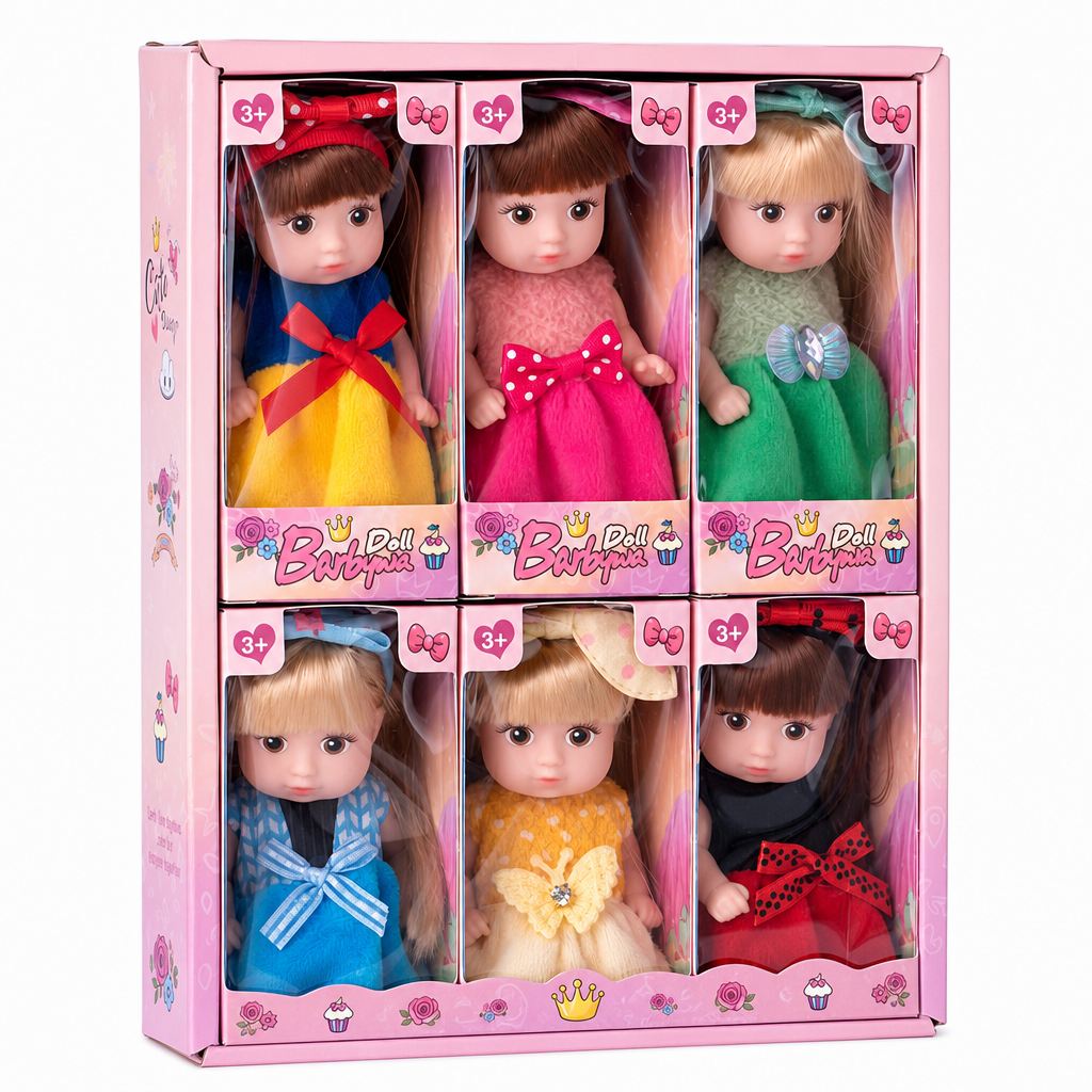 Realistic Baby Girl Doll Toy Set