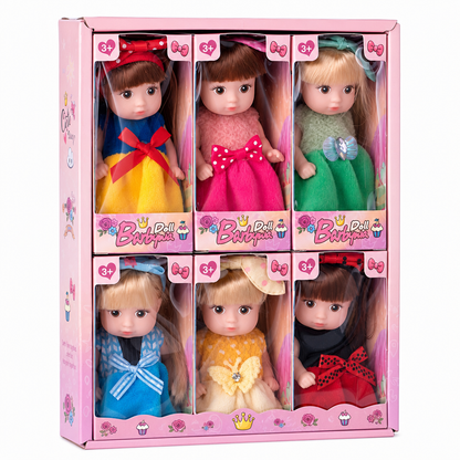 Realistic Baby Girl Doll Toy Set