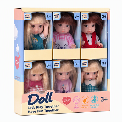 Realistic Baby Girl Doll Toy Set