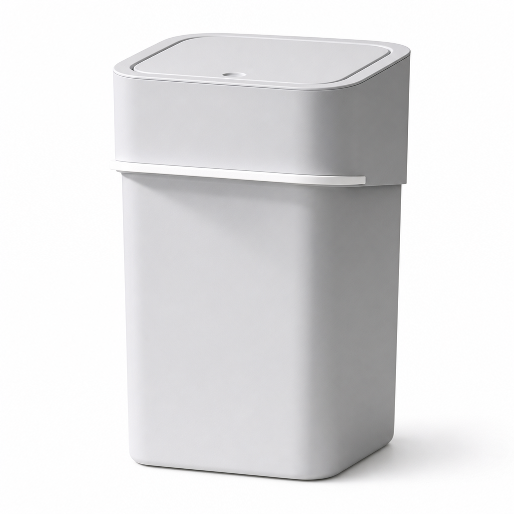 🐱🗑️ Odor-Blocking Cat Litter Waste Bin – Dual-Seal Disposal System