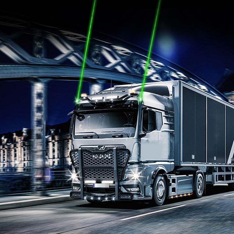 🚗 Laser Warning Light: High-Visibility, USB-C Rechargeable, Waterproof, Anti-Rear-End Collision