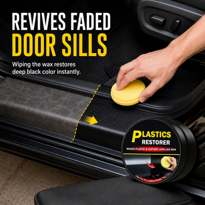 Car Interior Plastic Restoration Wax and Scratch Repair