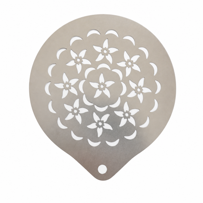 Stainless Steel Coffee Latte Art Stencil