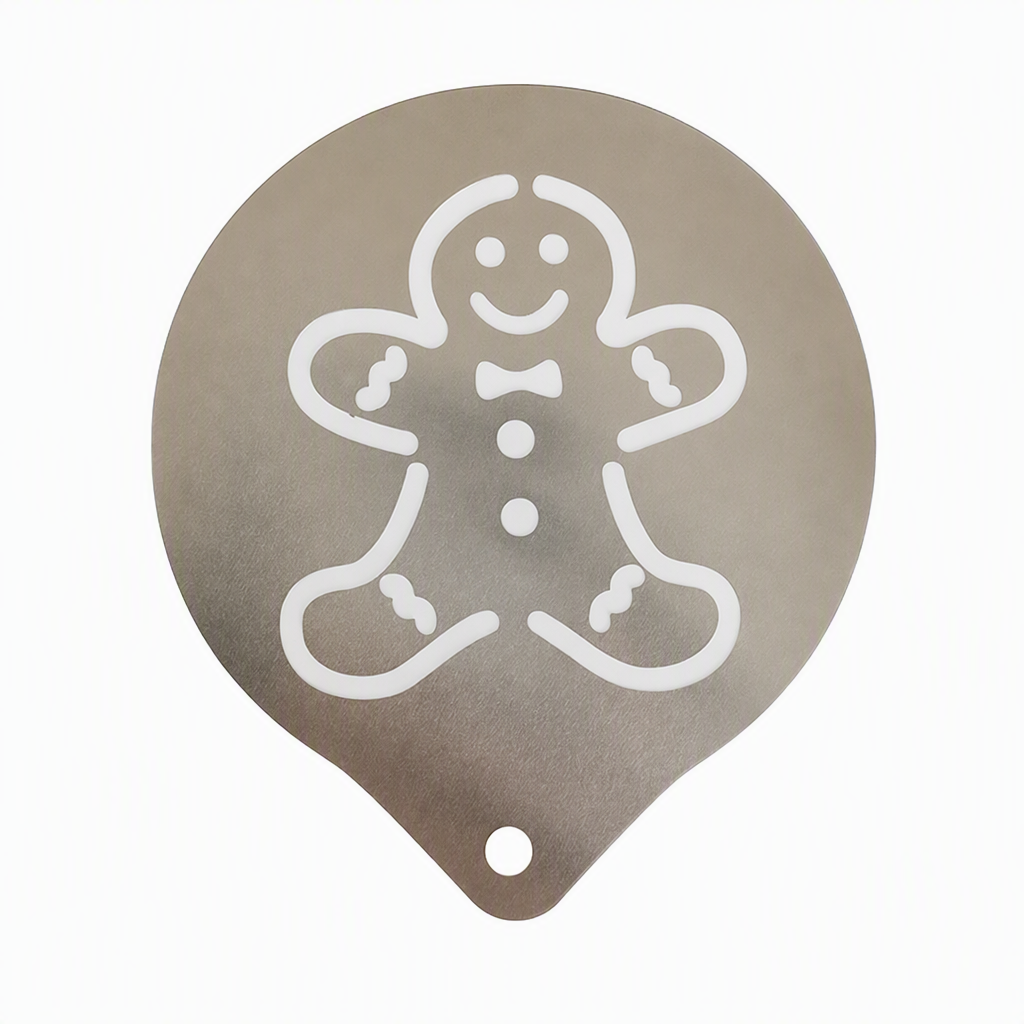 Stainless Steel Coffee Latte Art Stencil