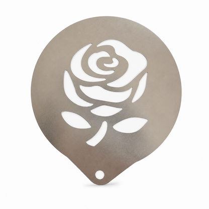 Stainless Steel Coffee Latte Art Stencil