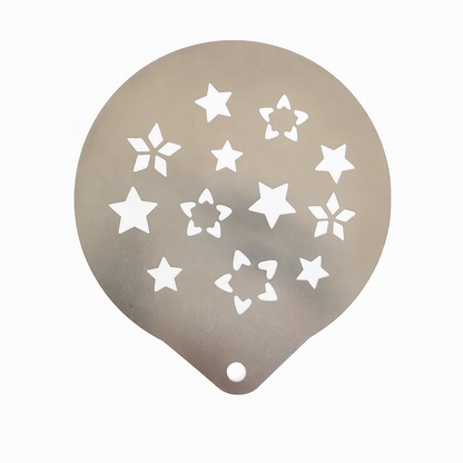 Stainless Steel Coffee Latte Art Stencil
