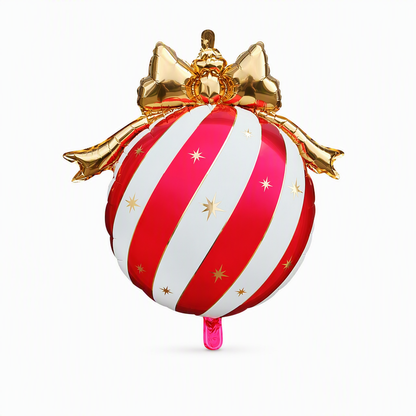 50-Piece Christmas Bowknot Hanging Balloons