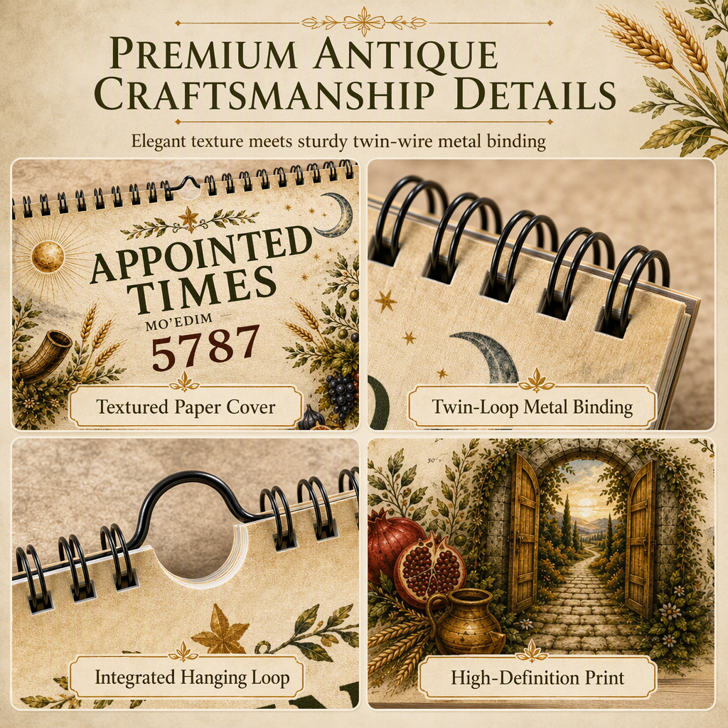 Appointed Times Wall Calendar for Planning and Scheduling