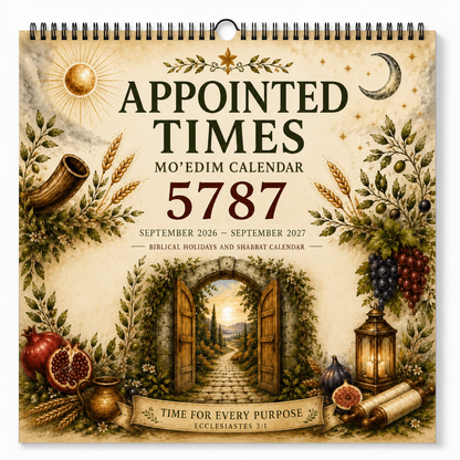 Appointed Times Wall Calendar for Planning and Scheduling