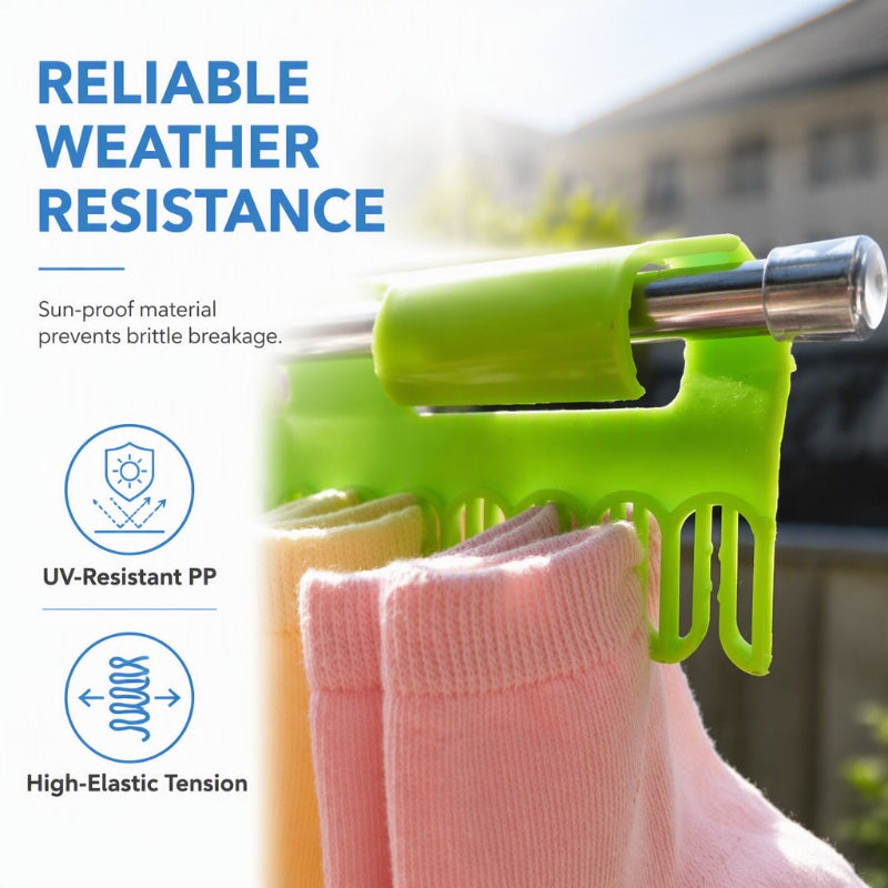 Universal Multi-Purpose Space-Saving Sock Hanger