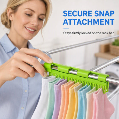 Universal Multi-Purpose Space-Saving Sock Hanger
