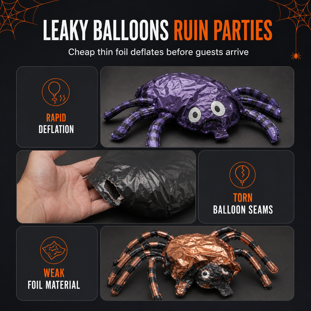Halloween Clawed Spider Balloon for Party Decoration & Photo Props