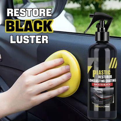 🔥50% Off for a Limited Time🔥!🏆Professional Reinforcing Agent for Refurbishing Automotive Interior and Exterior Plastic Parts.Quick & Long-Lasting Black Plastic Trim Restorer