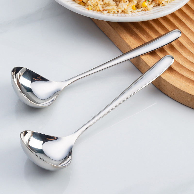 Long-Handle Large Head Soup Spoon