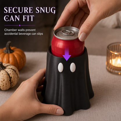 3D Printed Halloween Can Holder with Witch Hat Lid
