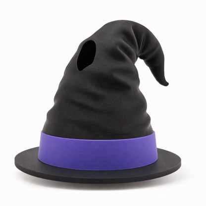 3D Printed Halloween Can Holder with Witch Hat Lid