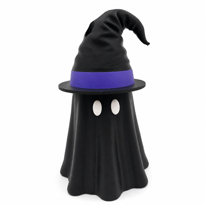 3D Printed Halloween Can Holder with Witch Hat Lid