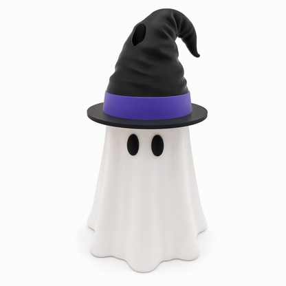 3D Printed Halloween Can Holder with Witch Hat Lid