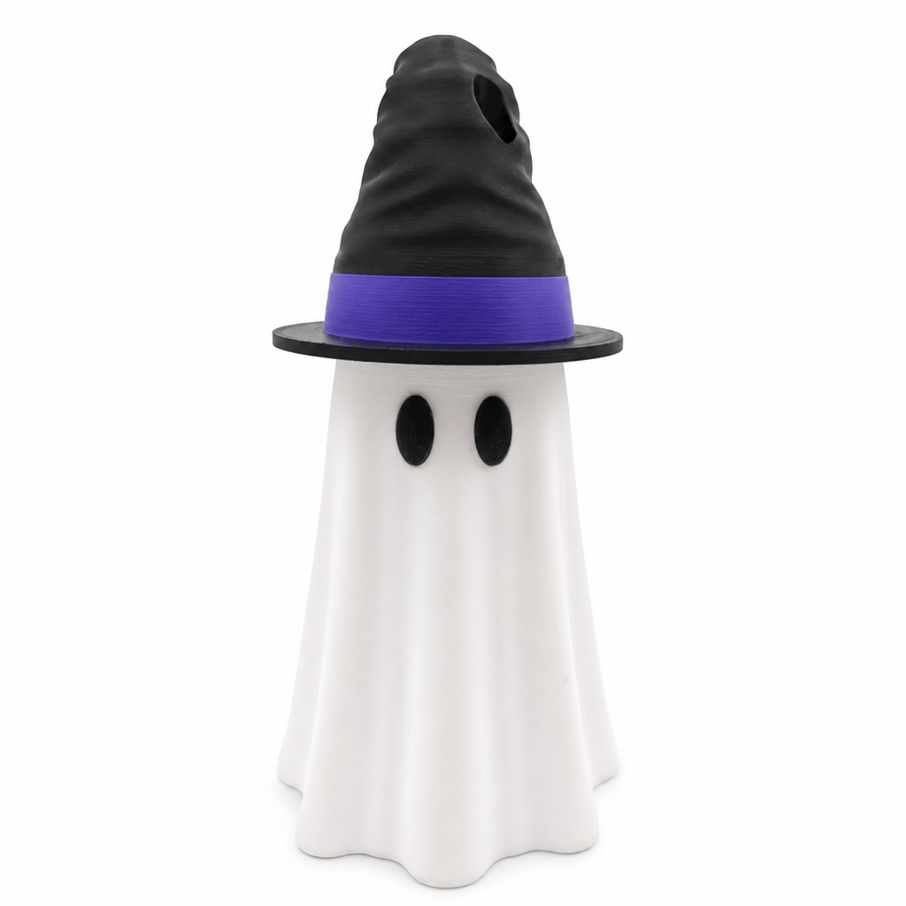 3D Printed Halloween Can Holder with Witch Hat Lid