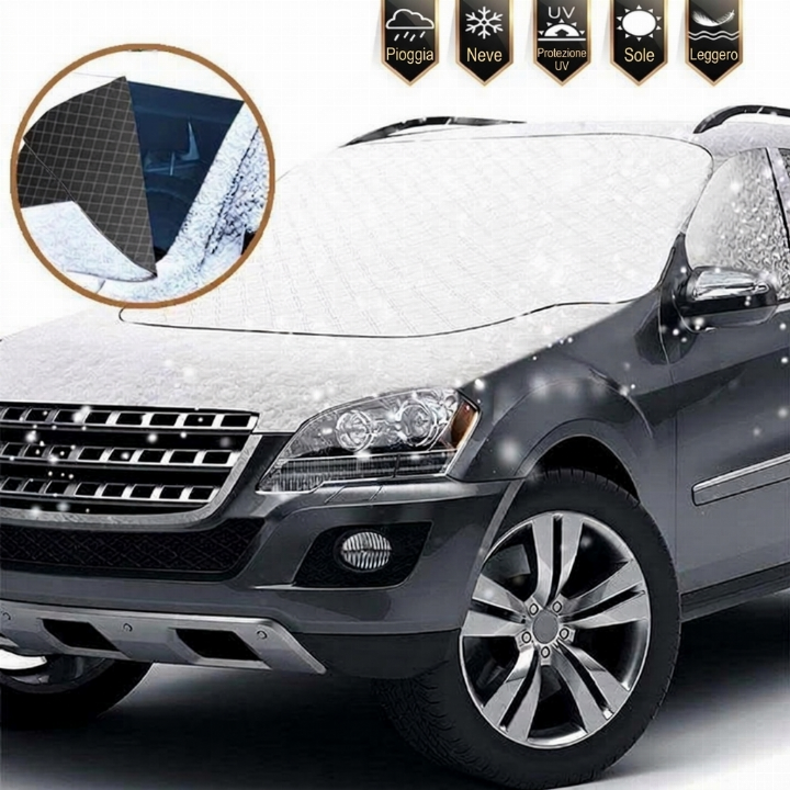 🚗☀️❄️ Windshield sun and snow protection – Universal, Premium quality ✨