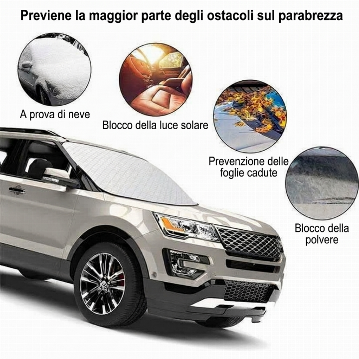 🚗☀️❄️ Windshield sun and snow protection – Universal, Premium quality ✨