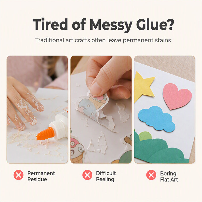 🎨✨ DIY Jelly Sticker Kit for Kids – Draw, Create, Peel & Decorate