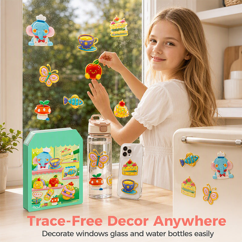 🎨✨ DIY Jelly Sticker Kit for Kids – Draw, Create, Peel & Decorate