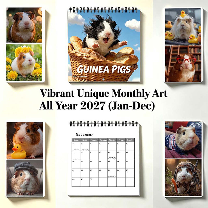 🎁🎄Christmas Sale 50% OFF!💞50K+ SOLD!⏳✨Adorable Guinea Pig Wall Calendar