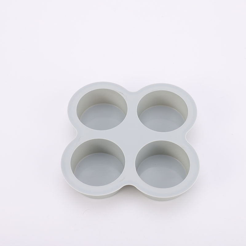 4-Cavity Silicone Cake Baking Mold