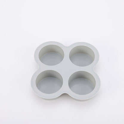 4-Cavity Silicone Cake Baking Mold