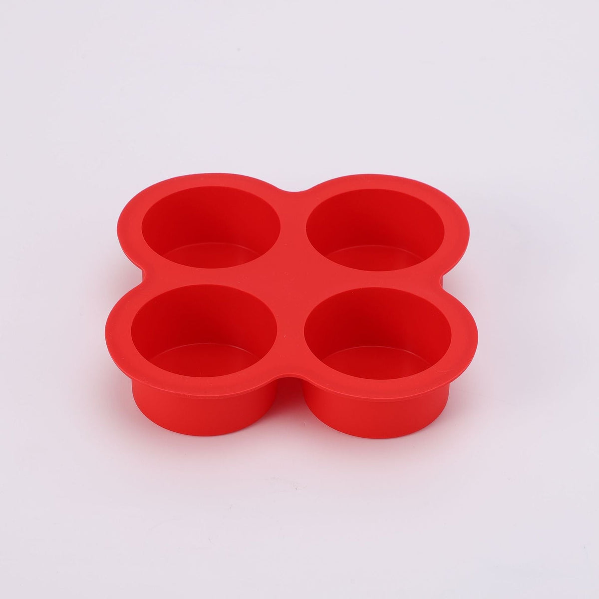 4-Cavity Silicone Cake Baking Mold