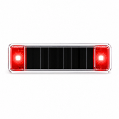 Solar-Powered Car Simulation Anti-Theft Warning Light